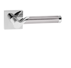 Klika na dveře TI - MARENA - HR 794Q OC/BN - Chrom lesklý / broušená nerez (67)