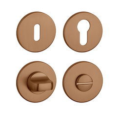 Rozeta ke klice AS - ROZETA - R 5S CUM PVD - Měď matná PVD