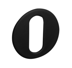 Rozeta ke klice VM - ROZETA - 1R BS - Černá matná (18)