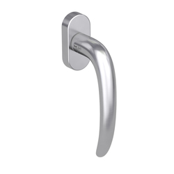 Klika na eurookno GK - DK - ULMER - R BN - Broušená nerez (71)