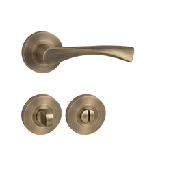 Klika na dveře MP - SPIRIT - R OGS - Bronz česaný matný