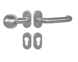 Klika na dveře MP - COSLAN - UOR BN - Broušená nerez