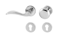 Klika na dveře TI - LEA - R 1948 OC - ​​Chrom lesklý (03)