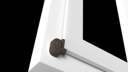 PD - Výsuvná západka s uzamykáním HNM.T - Hnědá matná tmavá (RAL8016)