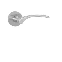 Klika na dveře FO - LAURA 2 - R OCS - Chrom broušený