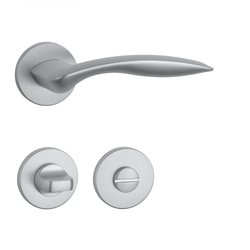 Klika na dveře AS - ROBINIA - R 7S OCS - Chrom broušený