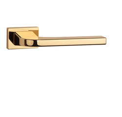 Klika na dveře AS - ISMENA - RT 7S OLV - Mosaz leštěná lakovaná