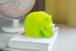 DHINK437-01 DHK - Silikonová noční lampička - Nosorožec 