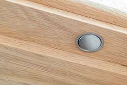 VM - Magnetická zarážka s regulací BN - Broušená nerez (59)