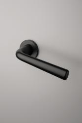 Klika na dveře AS - TULIPA - R 7S BS - Černá matná