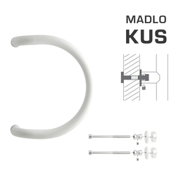 Madlo na dveře WA - MADLO M1 WA/C-DHP ks Bílá (RAL 9016)