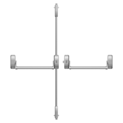 DK - PANIKOVÉ KOVÁNÍ PHA 2000 - 3-bodové zajištění D2/1H-1D-1B Stříbrná