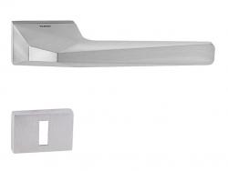 Klika na dveře TI - SAFIR - RT 4155RT OCS - Chrom broušený (96)