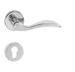 Klika na dveře TI - LEA - R 1948 OC - ​​Chrom lesklý (03)