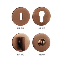 Rozeta ke klice TI - ROZETA - R 5S CUM - Měď matná (186)