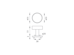 MP - KOULE - R 3SM BS - Černá matná