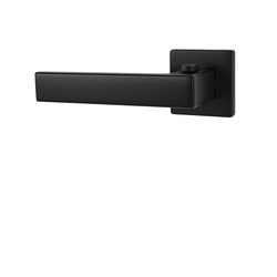 Klika na dveře TI - SQUARE - HR 4275Q 7S s uzamykáním BS - Černá matná (153)