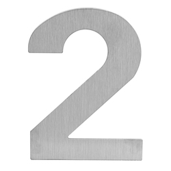 LR - Domovní číslice "2" - 150 mm BN - Broušená nerez