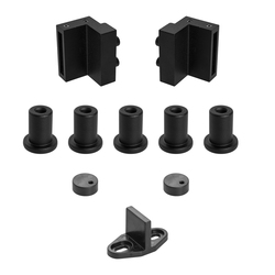 MP - Posuvný systém VINTAGE 2 s tlumičem a kolejnicí 2m BS - Černá matná