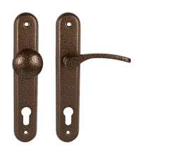 Klika na dveře KE - LAURA - SO AH - Antik hnědá