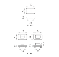 Rozeta ke klice MPK - ROZETA GRANDERA - RT T - Titan