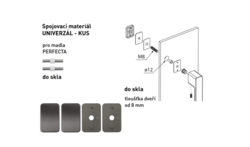 Spojovací materiál pro madlo MPK - PERFECTA Spojovací materiál UNIVERZÁL pro MADLO ks T - Titan