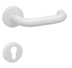 Klika na dveře TI - COSLAN - R AP 2000 WS - Bílá matná (152)