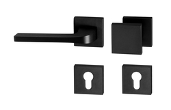 Klika na dveře TI - SUPRA - HR 3097Q BS - Černá matná (153)