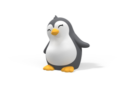 DHINK441-21 DHK - Silikonová noční lampička - Tučňák 