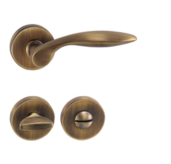 Klika na dveře TI - CLAUDIA - R 1938 OGS - Bronz česaný matný (77)