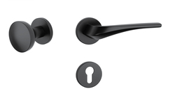 Klika na dveře AS - DALIA - R 7S BS - Černá matná