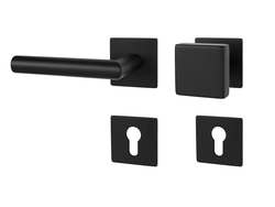 Klika na dveře MP - FAVORIT - HR 3SM BS - Černá matná