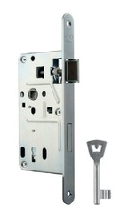 MP - Zadlabací zámek BB 72/80 - D 2255 L/P Bílý pozink