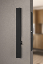 Madlo na dveře FT - MADLO SECRET s uzamykáním BS - Černá matná
