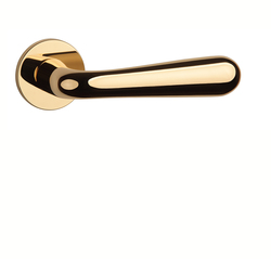 Klika na dveře AS - GARDENIA - R 5S OLV - Mosaz leštěná lakovaná