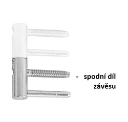 OV - Pant nastavitelný spodní 495/16 Bílý pozink