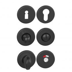 Rozeta ke klice BA - ROZETA - R 50/7 BS - Černá matná