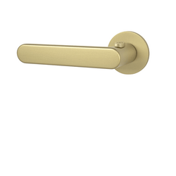 Klika na dveře TI - ROUND - R 7S 3957 s uzamykáním, 38-45 mm OLM - Zlatá matná (208)