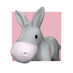 MTM132-01       MTM - KLÍČENKA - Osel 