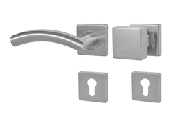 Klika na dveře MP - SWING - HR BN - Broušená nerez