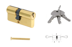 Bezpečnostní vložka MP - Bezpečnostní vložka 60S OLS - Mosaz broušená