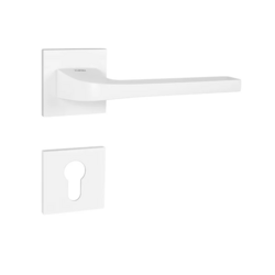 Klika na dveře TI - SUPRA - HR 3097Q 5S WS - Bílá matná (152)