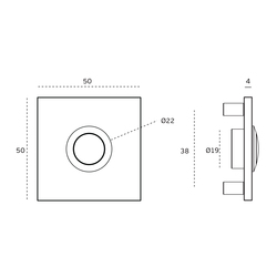 JNF - SPÍNAČ IN.24.204 BN - Broušená nerez