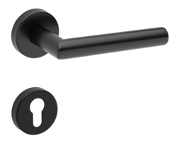 Klika na dveře TI - FAVORIT - R AP 2002 BS - Černá matná (153)