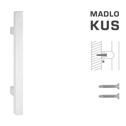 Madlo na dveře FT - MADLO kód K31 25x25 mm ST ks WS - Bílá matná