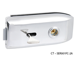 CT - 6000 Kování na skleněné dveře OC - ​​Chrom lesklý