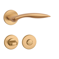 Klika na dveře AS - ROBINIA - R 7S OLS - Mosaz broušená