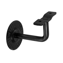 LR - DRŽÁK ZÁBRADLÍ s rovnou plochou 70/80 Černá kovaná