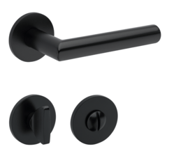 Klika na dveře TI - FAVORIT - R 4152 5S BS - Černá matná (153)