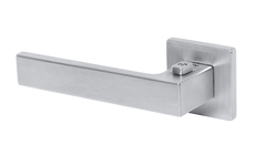 Klika na dveře TI - SQUARE - HR 4275Q 7S s uzamykáním OCS - Chrom broušený (96)